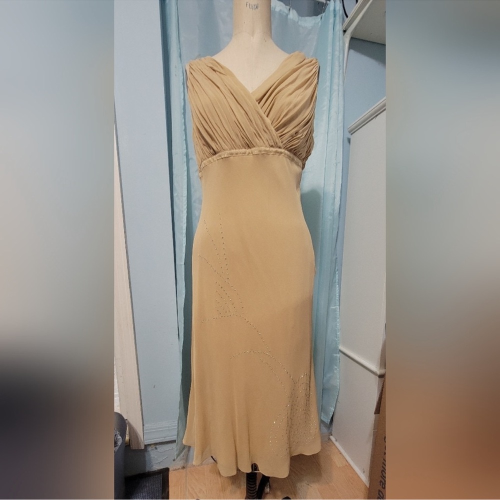 Midi 100% silk dress